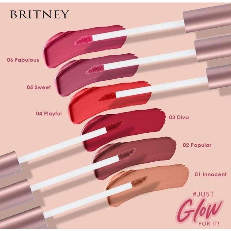 PURBASARI BRITNEY DREAMY MATTE LIP CREAM MATTE LIPCREAM/BPOM