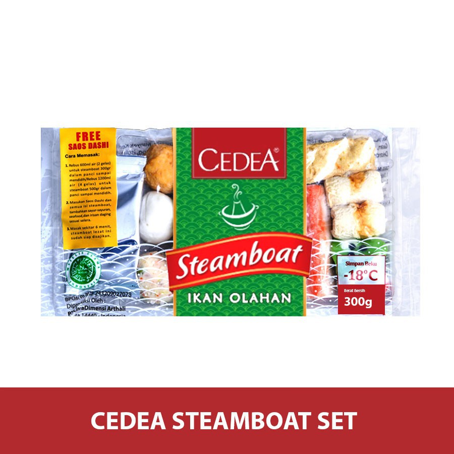 

FCW - STEAMBOAT SET CEDEA 300 GRAM