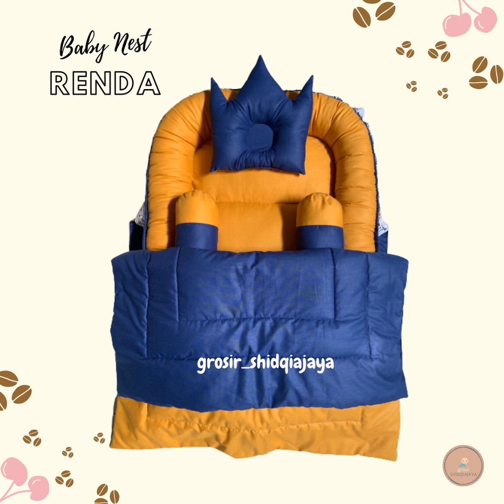 KASUR BAYI RENDA MURAH/KASUR BAYIRENDA SET BADCOVER/KASUR BAYI PAKET LENGKAP MURAH/BABY NEST MURAH TERBAIK TERLARIS/TEMPAT BAYI/KADO LAHIRAN LUCU/ READY STOK KASUR RENDA BAYI