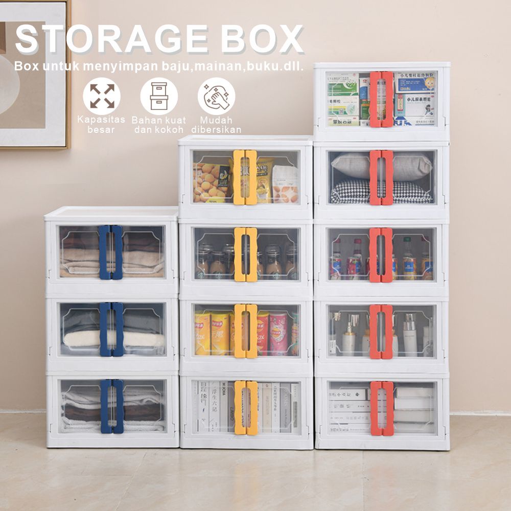 Jual Storage Box Organizer Tas Penyimpanan Pakaian Kotak Mainan Organizer Buku Box Lipat Kotak