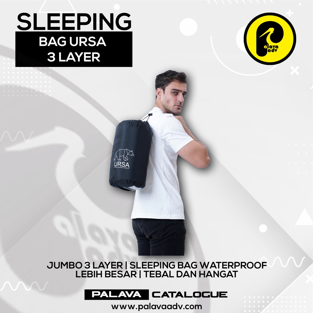 sleeping bag 3 layer ursa palava adv original