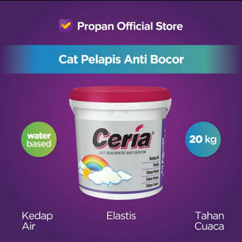 Cat Waterproof Anti Bocor PROPAN CERIA (WHITE) 20 KG