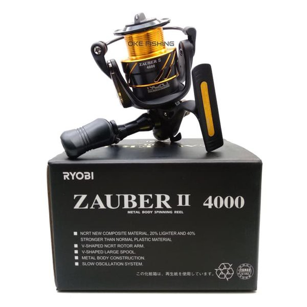 Gulungan Pancing Reel Pancing Ryobi Zauber 2-4000 8 1 ball bearing Katrol Pancing/Pancingan