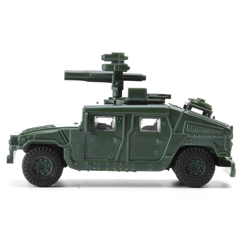 Mainan Simulasi Truk Hummer Misil Opel Lightning 4D 1: 72 WW2 Untuk Hadiah