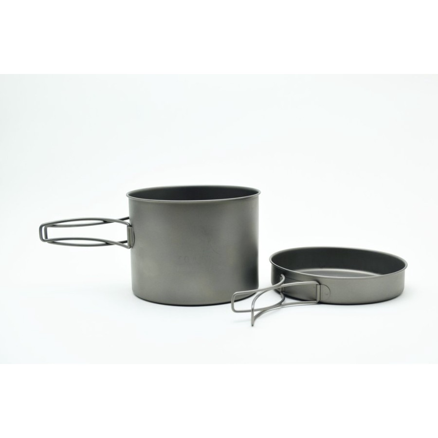 Alat Masak Camping Cooking Set TOAKS Titanium 1300ml Pot and Pan