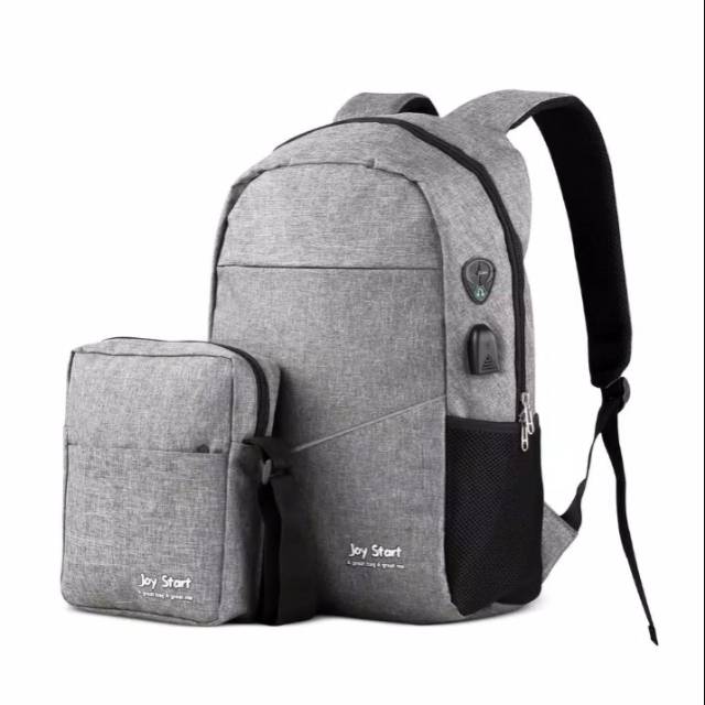 Beli tas Ransel GRATIS Tas Selempang / Slempang Joy Start | ANTI AIR
