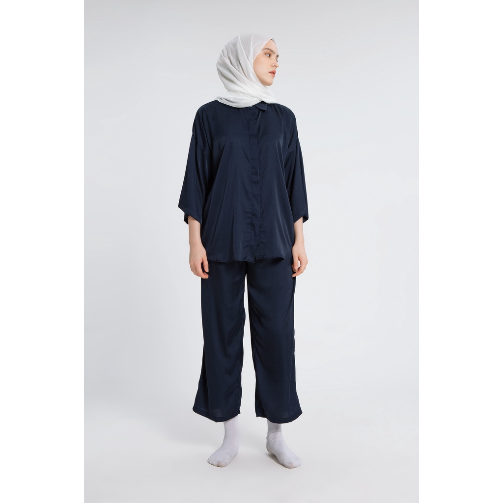 Cottoncut Lula Silk Pajamas Setelan Wanita