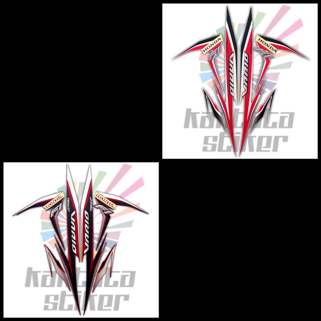 Stiker Striping Motor Honda Vario 110 Cw FI 2015