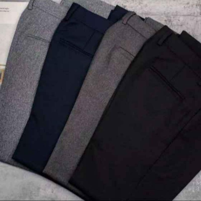 TERMURAH  Celana formal pria slimFit  Celana bahan  celana kantor  PREMIUM