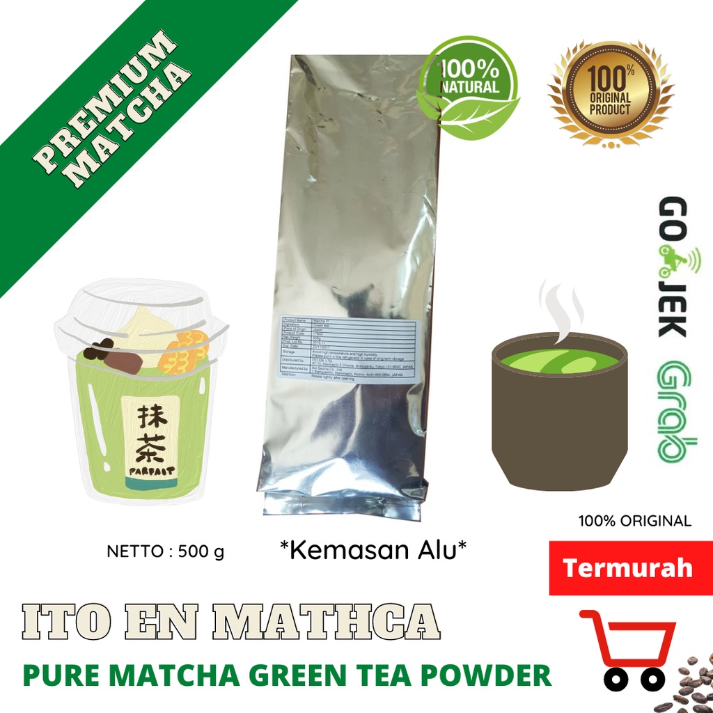 PURE MATCHA GREEN TEA POWDER ITO EN 500gr