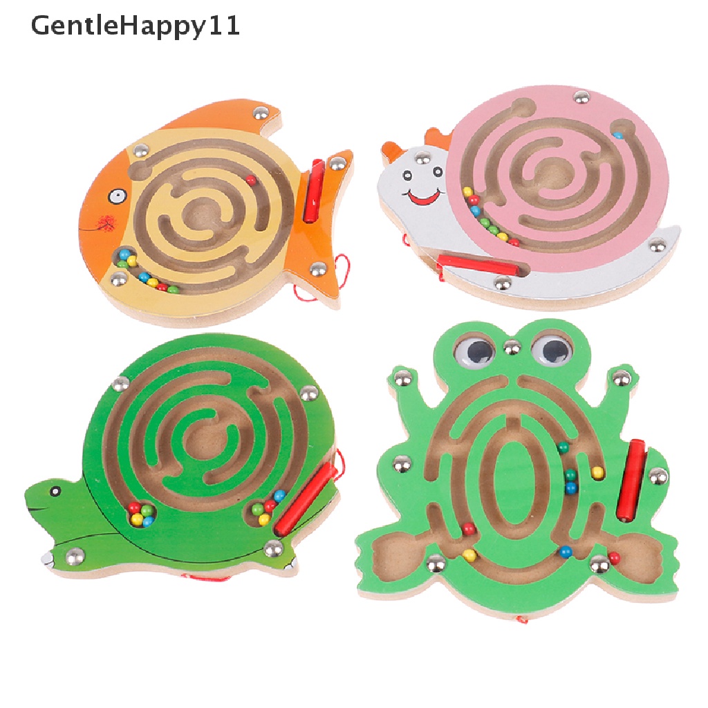 Gentlehappy Mainan Edukasi Anak Model Papan Labirin Mini Magnetik DIY