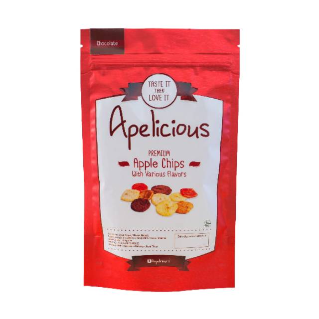 Keripik apel rasa Apelicious / snack oleh-oleh Malang / kripik