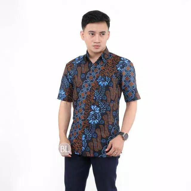 KEMEJA BATIK/ HEM BATIK PRIA/ HEM BATIK KANTOR / BATIK NASIONAL / HEM BATIK MURAH/KEMEJA BATIK MURAH