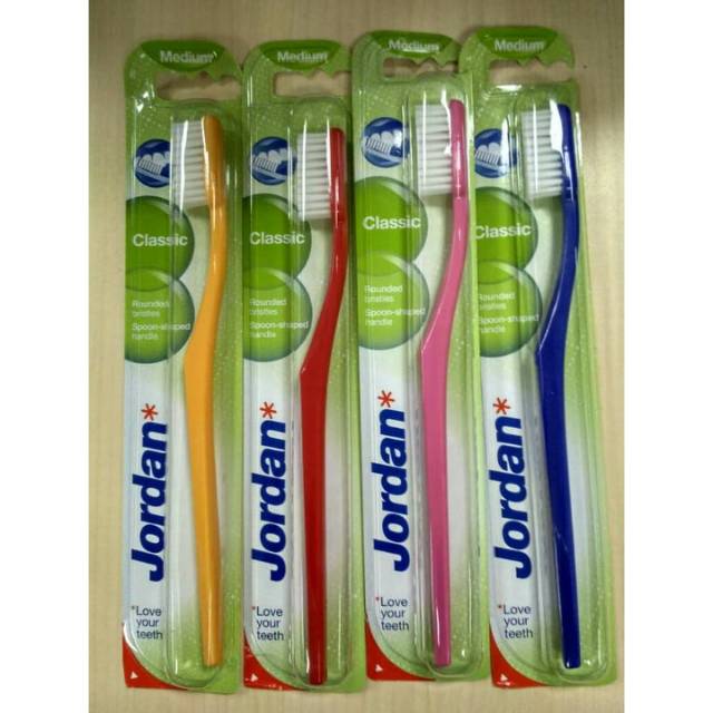 JORDAN Classic medium sikat gigi dewasa