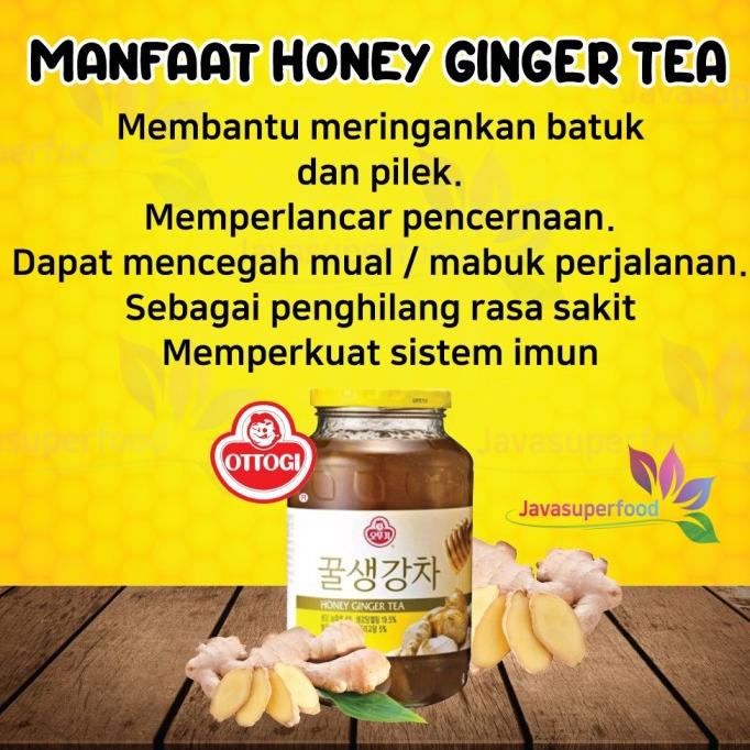 

Ottogi Honey Ginger Tea 1kg / Minuman Teh Jahe Madu Asli Korea