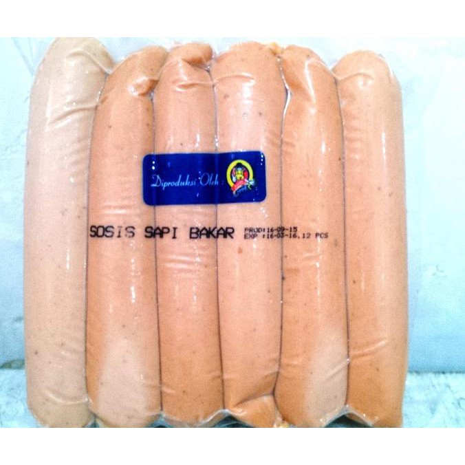 

ENAK Sosis Bakar Sapi Ori (16 Cm) Isi 12 pcs / Sosis Jumbo Sapi / Sosis TERLEZAT