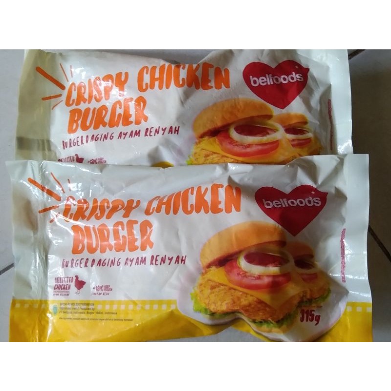 

Belfoods Crispy Chicken Burger 375gr isi 6pcs