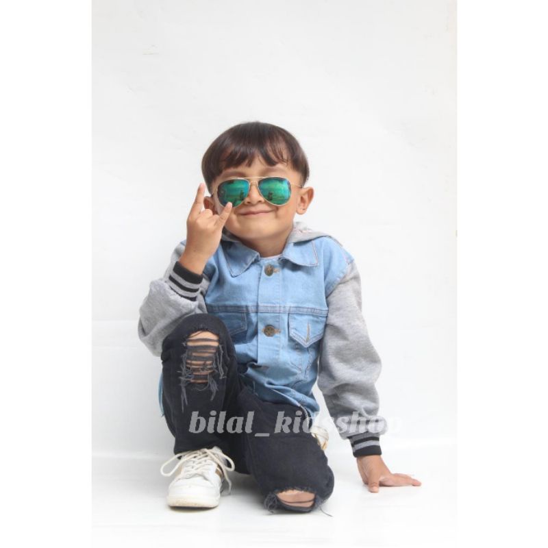 JAKET JEANS ANAK ( 1-10TH ) / JAKET HOODIE ANAK