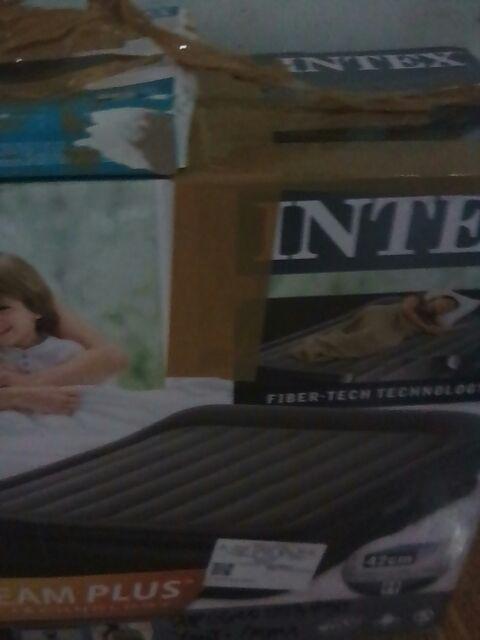 Intex Durabeam Rest Raised Airbed Bonus Single Bed