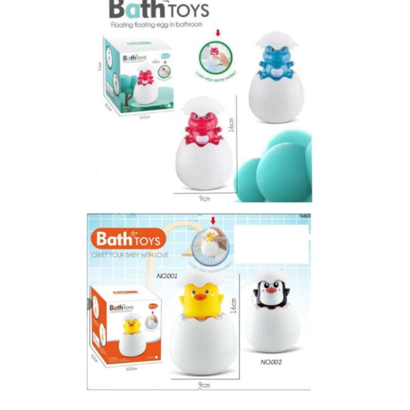 Bath toys Mainan Mandi Telur Semprot Air/Mainan Mandi Anak