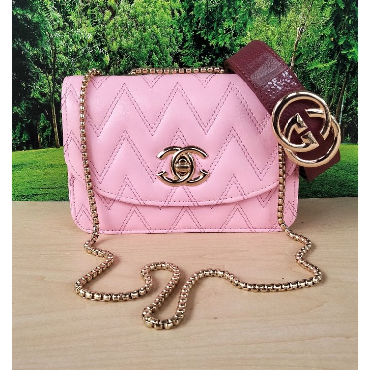 TAS WANITA RANTAI GOLD / KUAT / FASHION