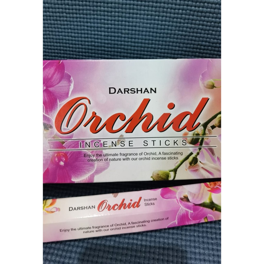 Dupa Hio Orchid atau Anggrek Hexa Handmade isi 20 batang By Darshan India