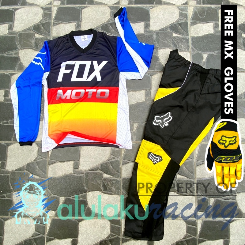 Jersey &amp; Celana MX Trail Motocross - Paket Bundling FOCT1215-F47