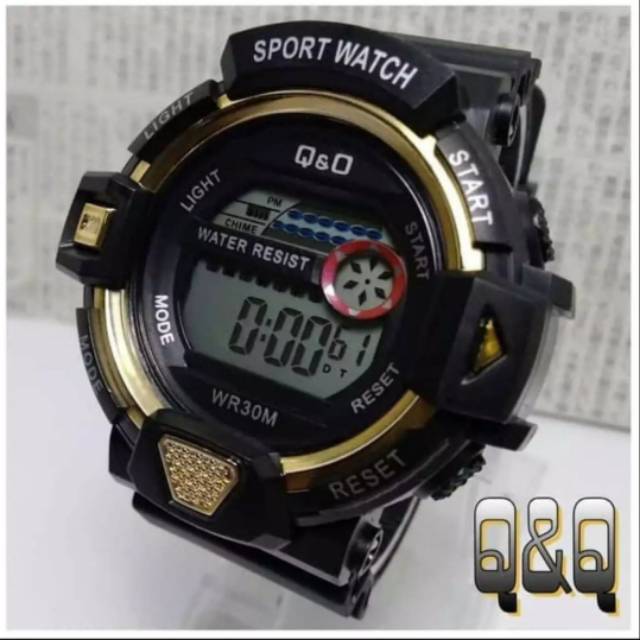 {COD}Jam Tangan QQ Sport - Q&amp;Q Digital - Water Resist