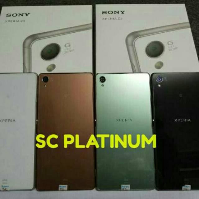 Sony Xperia Z3 Big Docomo Au Ram 3gb 32gb Second Mulus Shopee Indonesia