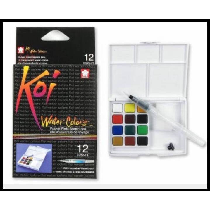 

Sakura Koi Water Color 12 Warna