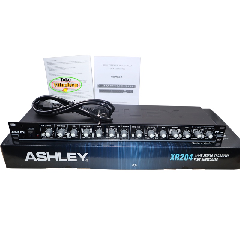 CROSSOVER ASHLEY XR-204 CROSVER ORIGINAL 4 WAY ASHLEY-XR204 STEREO