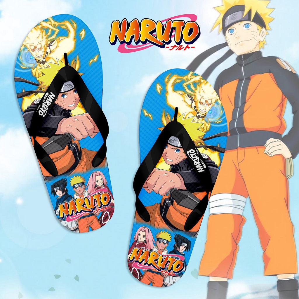 SANDAL JEPIT ANAK NARUTO | SANDAL SUPERHERO BORUTO SENDAL JEPIT ANAK COWO UNIK