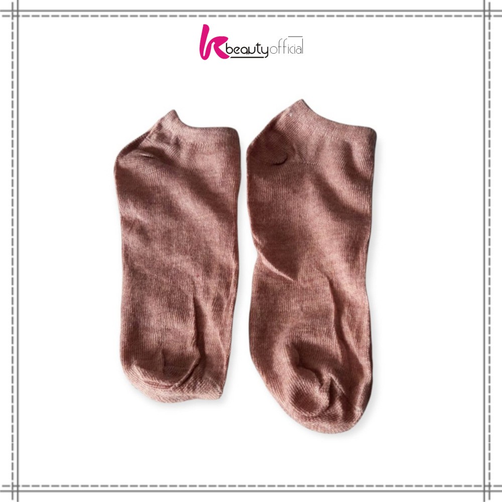 KB-P59 Kaos Kaki Semata Kaki Polos / Kaus Kaki Wanita / Kaos Kaki Ankle Dewasa / Short Socks Import-COKLATMUDA