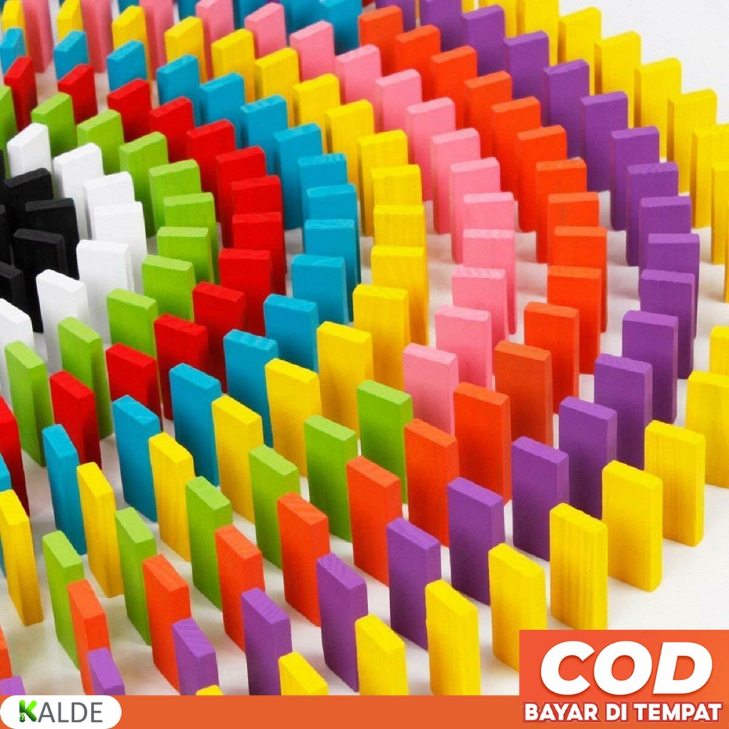 Mainan Balok Domino Kayu Anak Anak Puzzle Edukasi Susun Edukatif Permainan Bongkar Pasang Bayi Murah