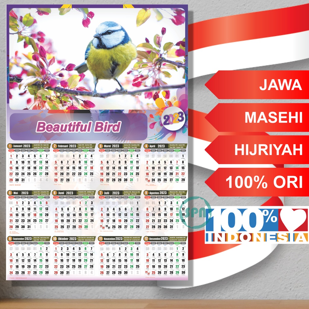 

SPN Center - Kalender 2023 Aesthetic Murah Non Custom Indah Alami