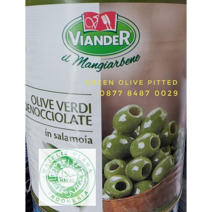 

Green olive pitted in can 3,1kg / Green olive ---Termurah---