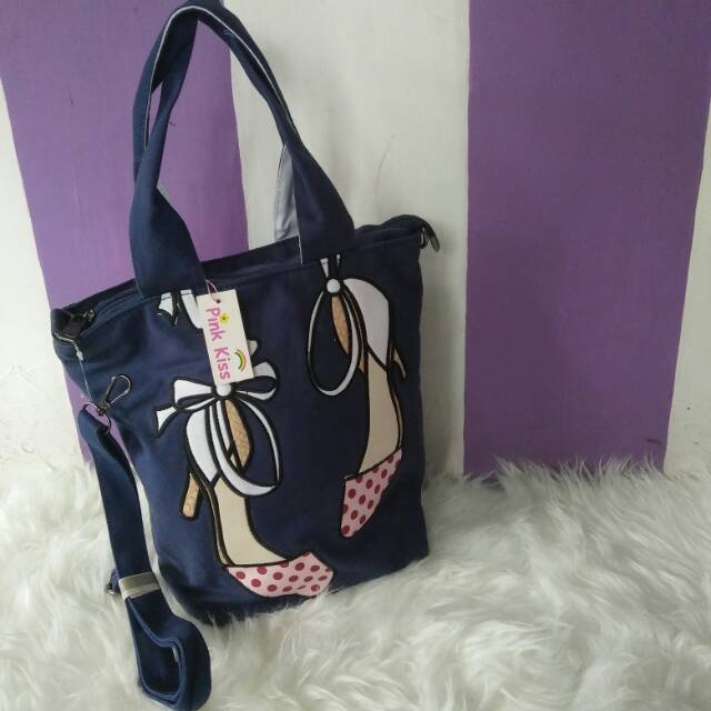 Tas casual pink kiss