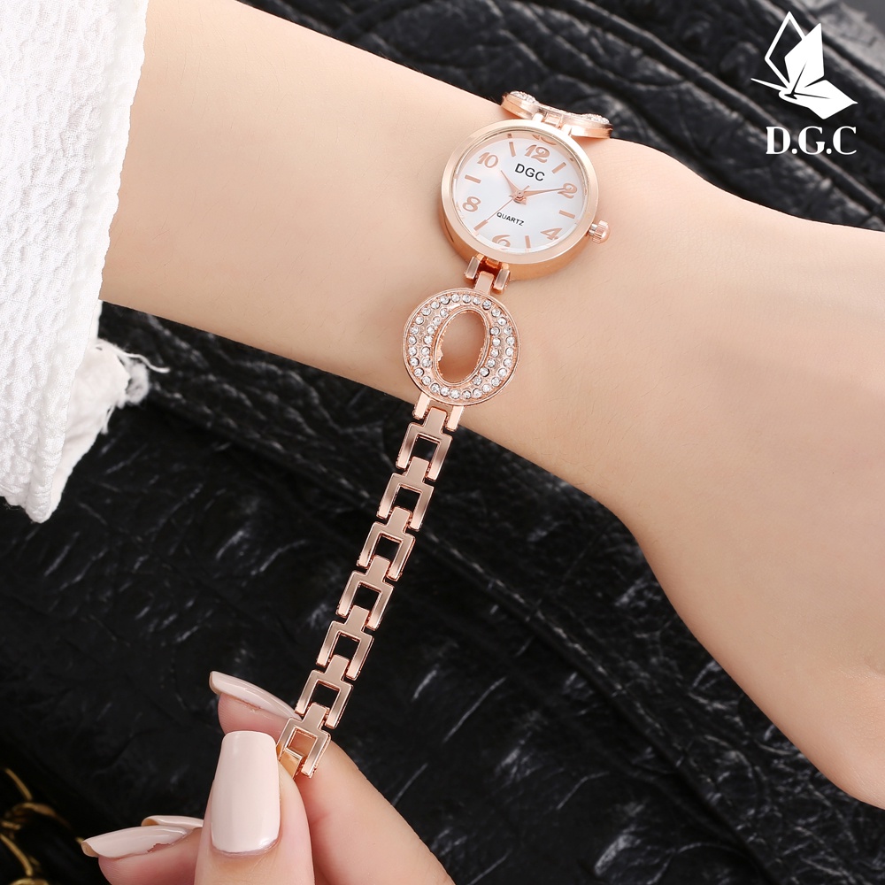 ✨DGC✨JAM  Wanita Fashion Round Dial Gelang Jam Tangan Korea Sederhana Kasual Mahasiswa W230