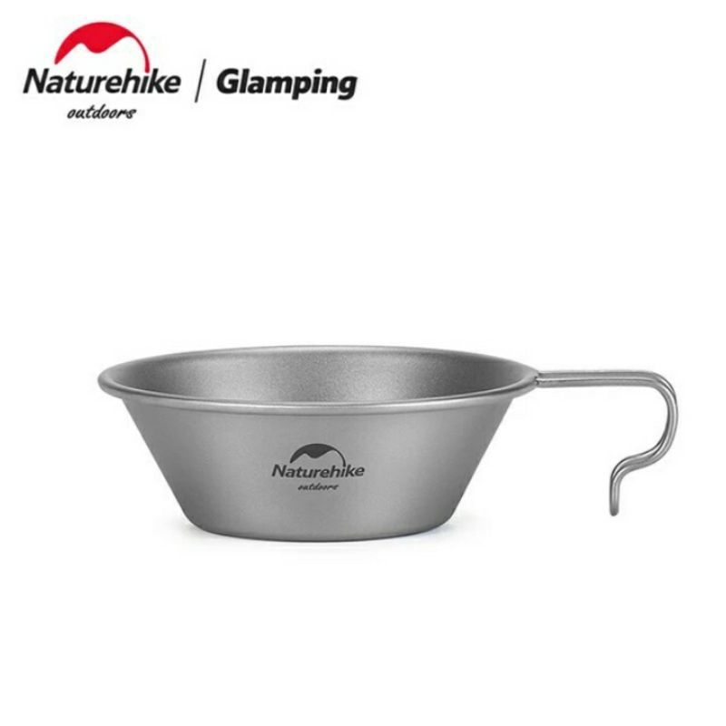 BOWL TITANIUM NATUREHIKE NH21CJ010 HANGING BOWL 300ML 450ML  PERALATAN MASAK ANTI LENGKET TITANIUM U