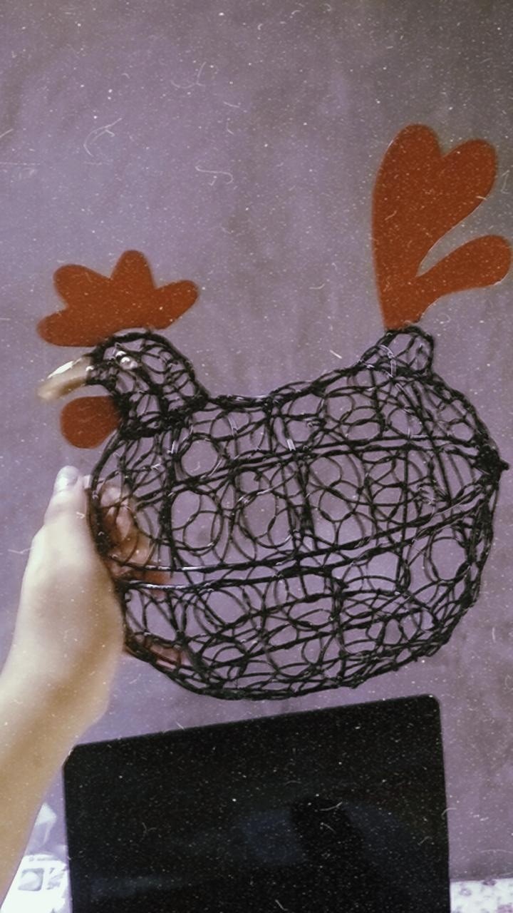 Keranjang Telur Model Ayam Xl  (ukuran M/l/xxl  Bisa Diorder Di Etalase Yg Berbeda)