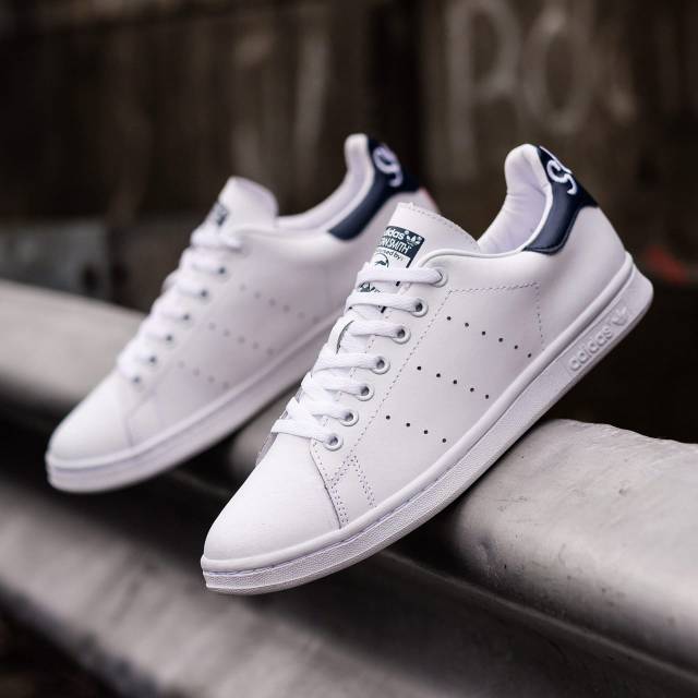 Adidas Original Adidas Stan smith size man II size pria semua warna II sepatu putih pria murah