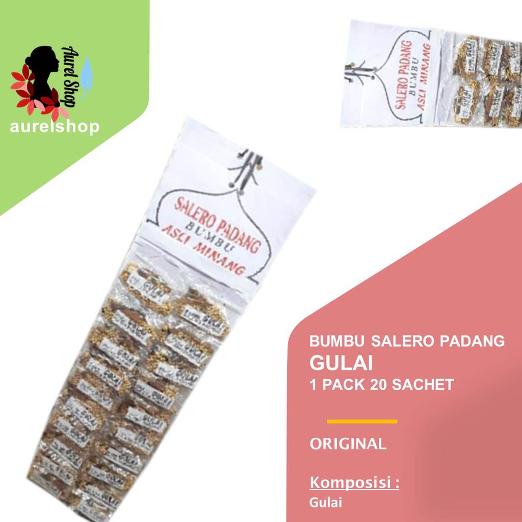 

SALERO PADANG Bumbu Gulai kemasan sachet