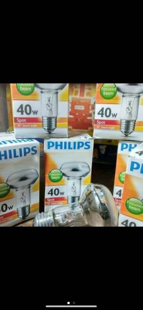 Lampu Pemanas Reptil Philips NR63 Spotlight 25W 40W