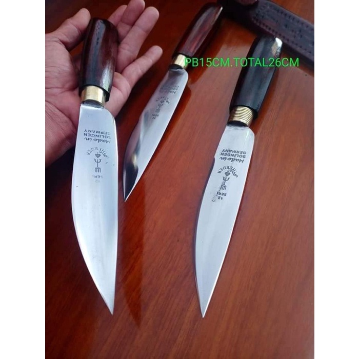 Pisau Seset Kulit - Pisau Seset Cap Garpu Produk Jawa Timur Bilah 15 Cm - Vivistecolection