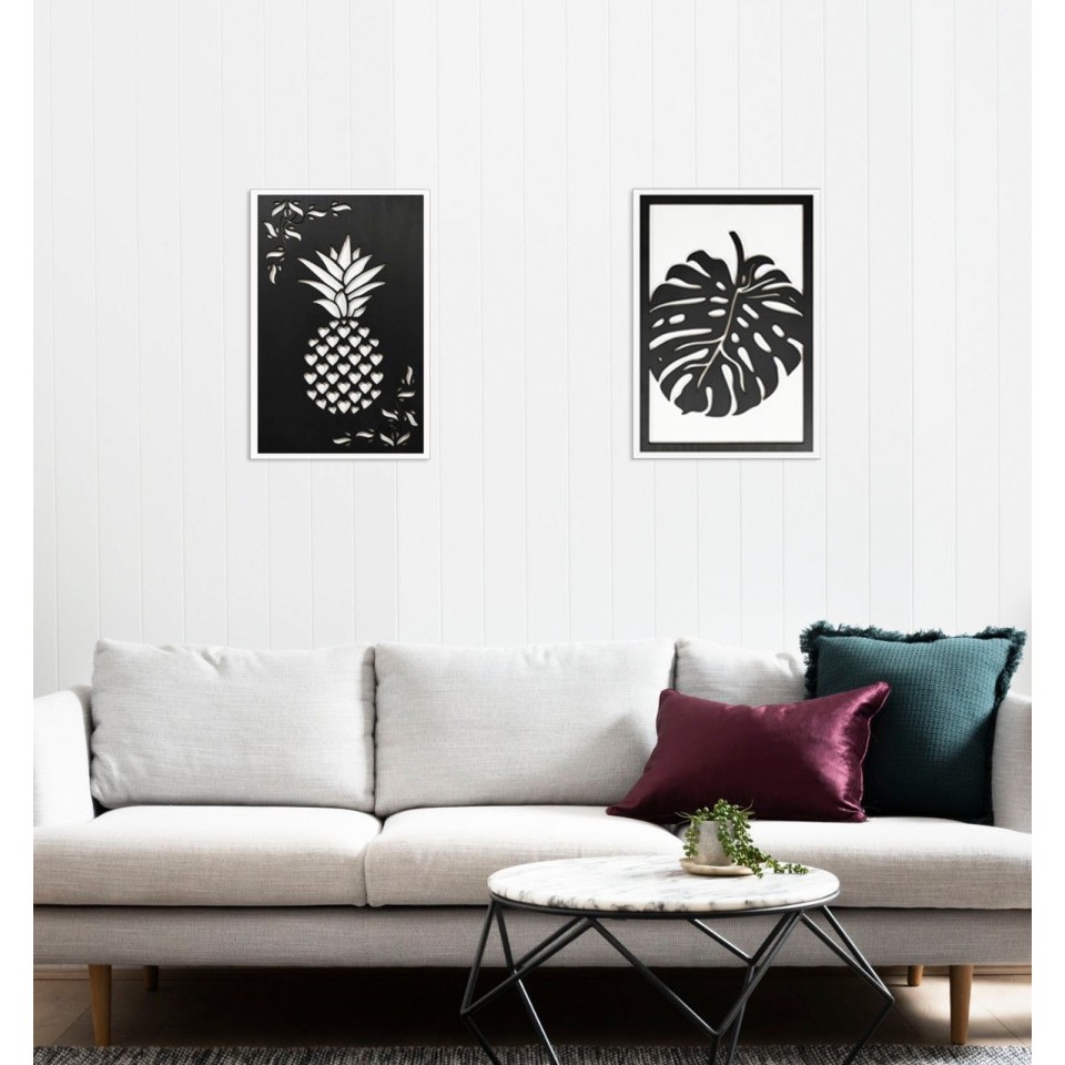 hiasan 3D dekorasi dinding wallpaper dinding kamar tidur timbul motif daun