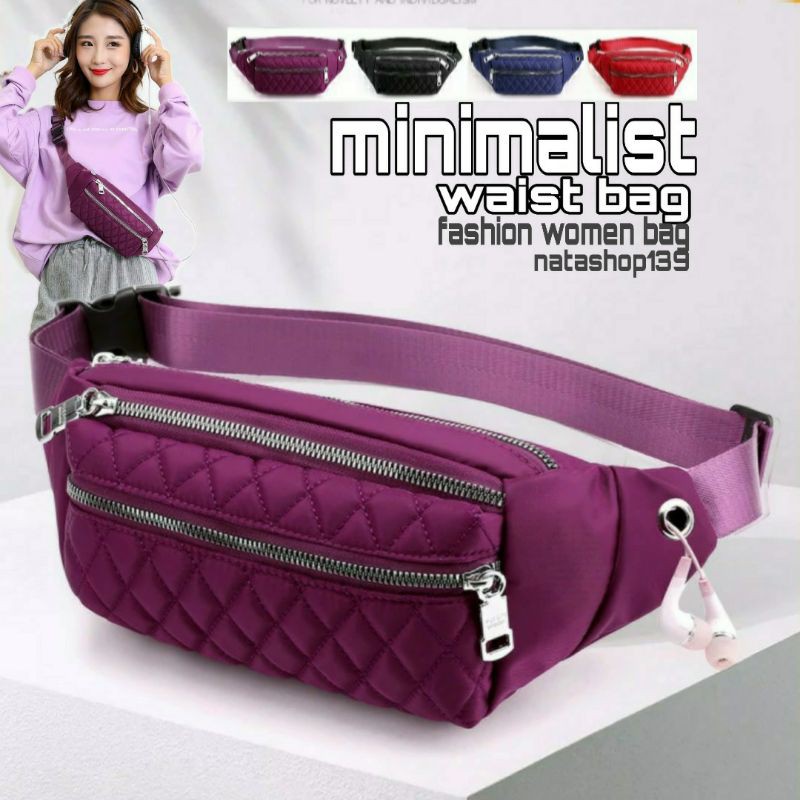 Super Sale 9.9 Waist Bag Minimalist Multi-pocket Fashion Women Bag