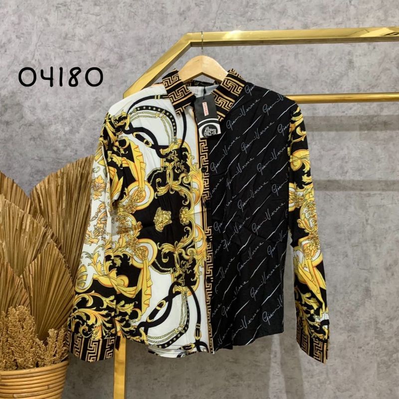 Kemeja Vintage versace Premium Import