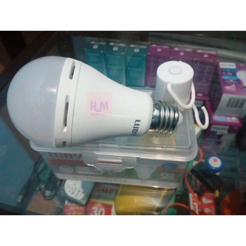 Hasna Mall - Lampu Led Luby Emergency 10 Watt Luby Aladdin 10 watt