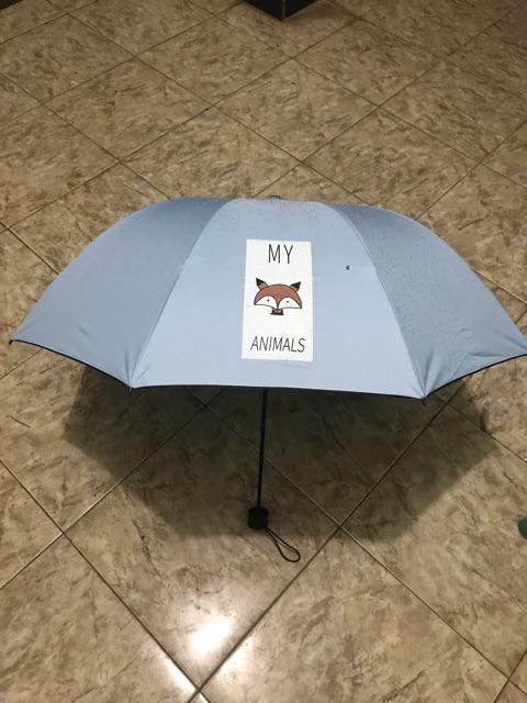 Payung Lipat 3 My Animals Lucu Dan Unik Binatang Riang Gembira Antiuv Anti Uv