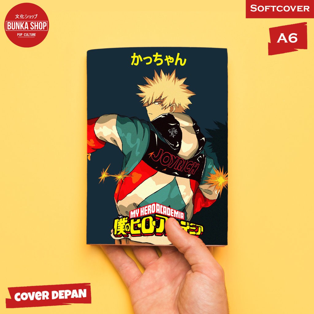 

Pocket Note Anime Boku no Hero Academia Bakugo Softcover A6 Buku Tulis Catatan Murah